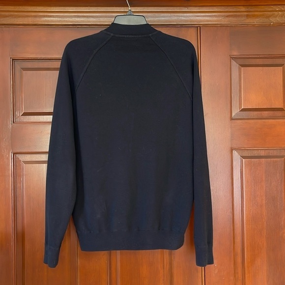 Topshop snap front cardigan sweater Navy size L - Picture 4 of 4